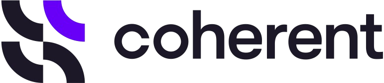 coherent black purple transparent
