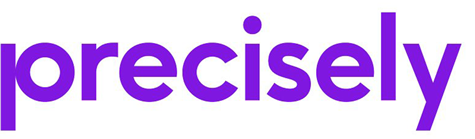 Logo « Precisely » en violet RVB