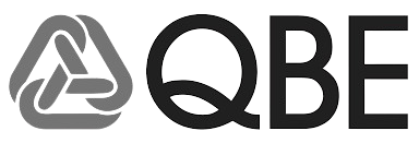 Logo QBE en noir et blanc