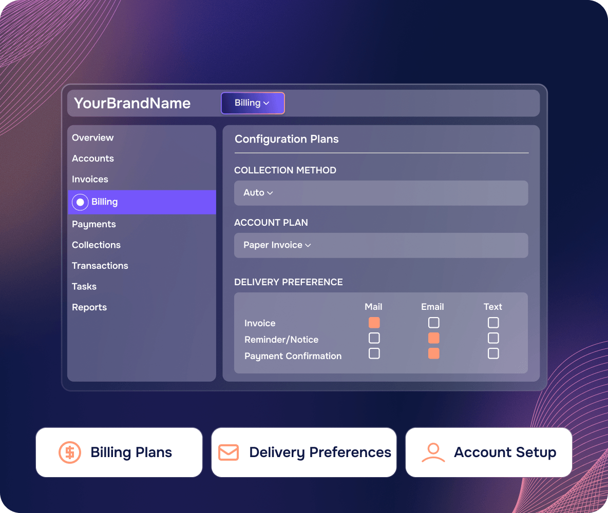 billing dashboard