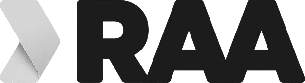 royal automobile association raa logo monochrome